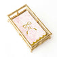 Pink Bow Toile Paper Guest Napkins
