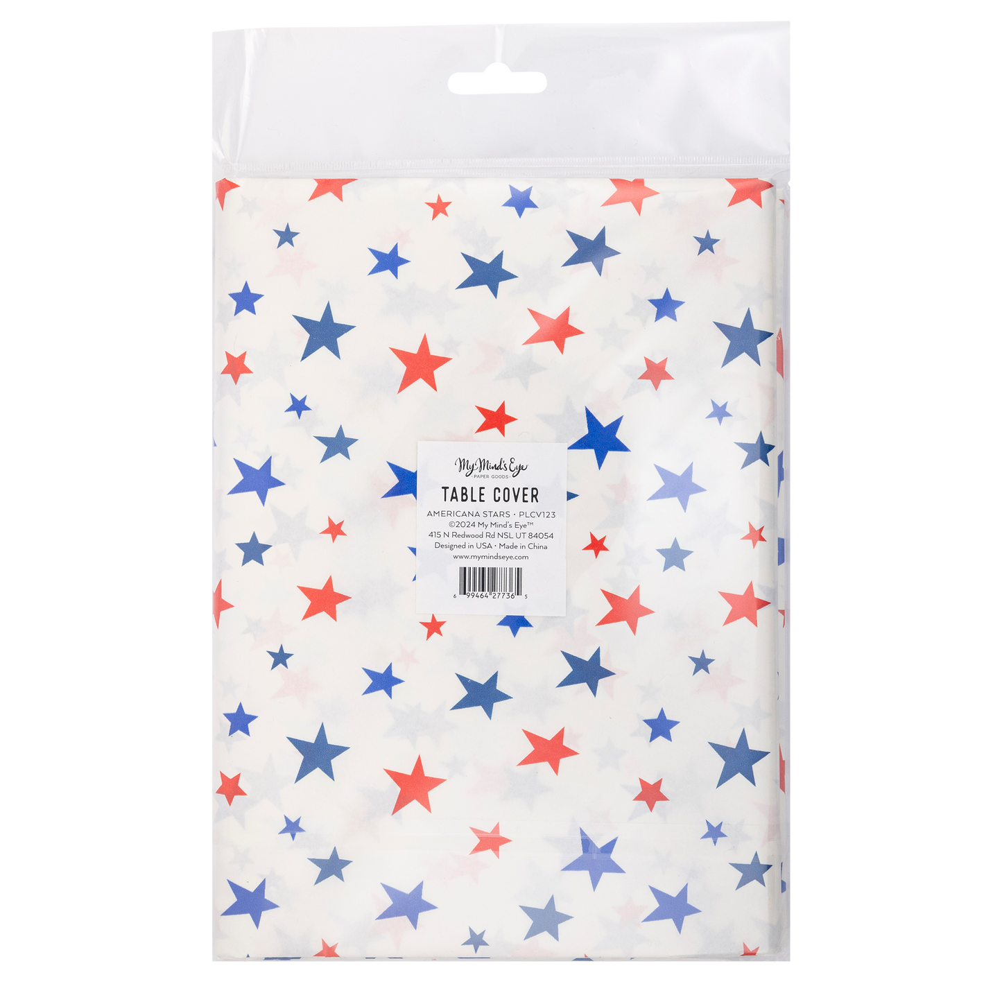 Americana Stars Paper Table Cover