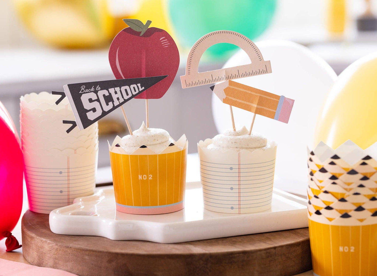 Back-to-School Baking Cup Set