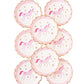 Pink Unicorn Ruffle Edge Plate