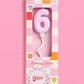 Pastel Bubble Candle: 6