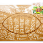 Reusable Charcuterie Cheat Sheet | Football