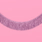 Lavender Tinsel Fringe Garland