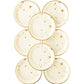 Neutral Star 9" Plates
