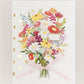A Flower Bouquet Die Cut Versatile Greeting Card