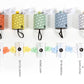 Reusable Confetti Popper: Mint Green with Rainbow Confetti