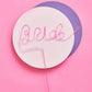 Pink Bride Straw