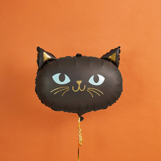 Hootyballoo by Club Green - Black Cat 18" Foil  Balloon