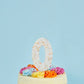 Jumbo Sprinkle Number "0" Candle