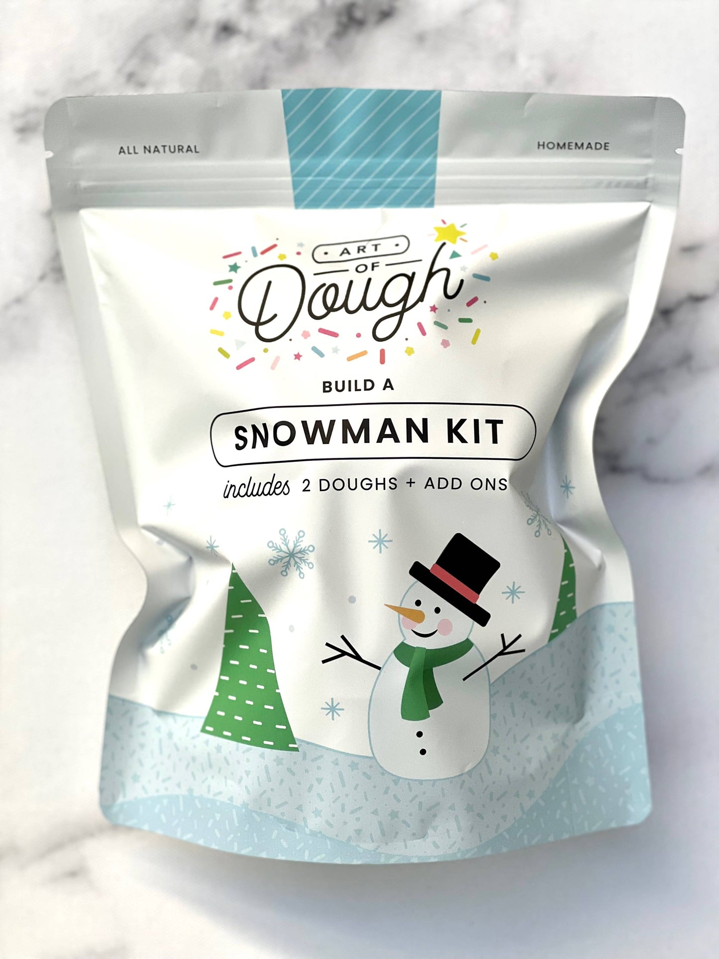 Build-a-Snowman Sensory Dough Kit