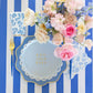 Palisades Blue Signature Cabana Stripe Paper Table Runner