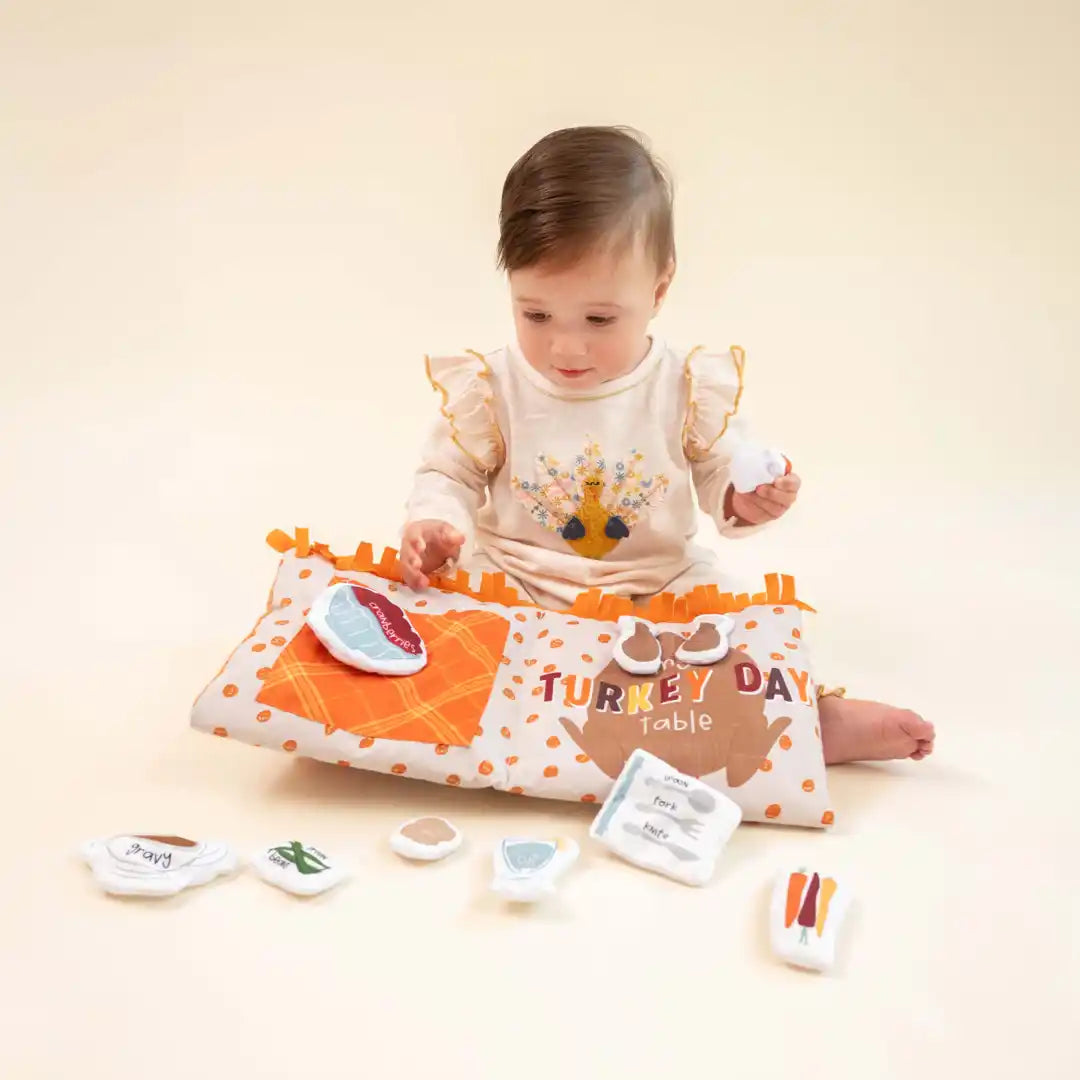 Set the Table for Thanksgiving Soft Play Interactive Book