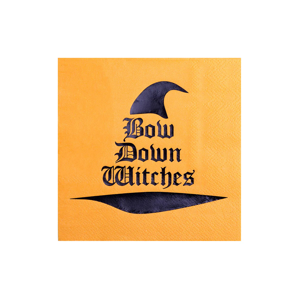 "Bow Down Witches" Cocktail Napkins