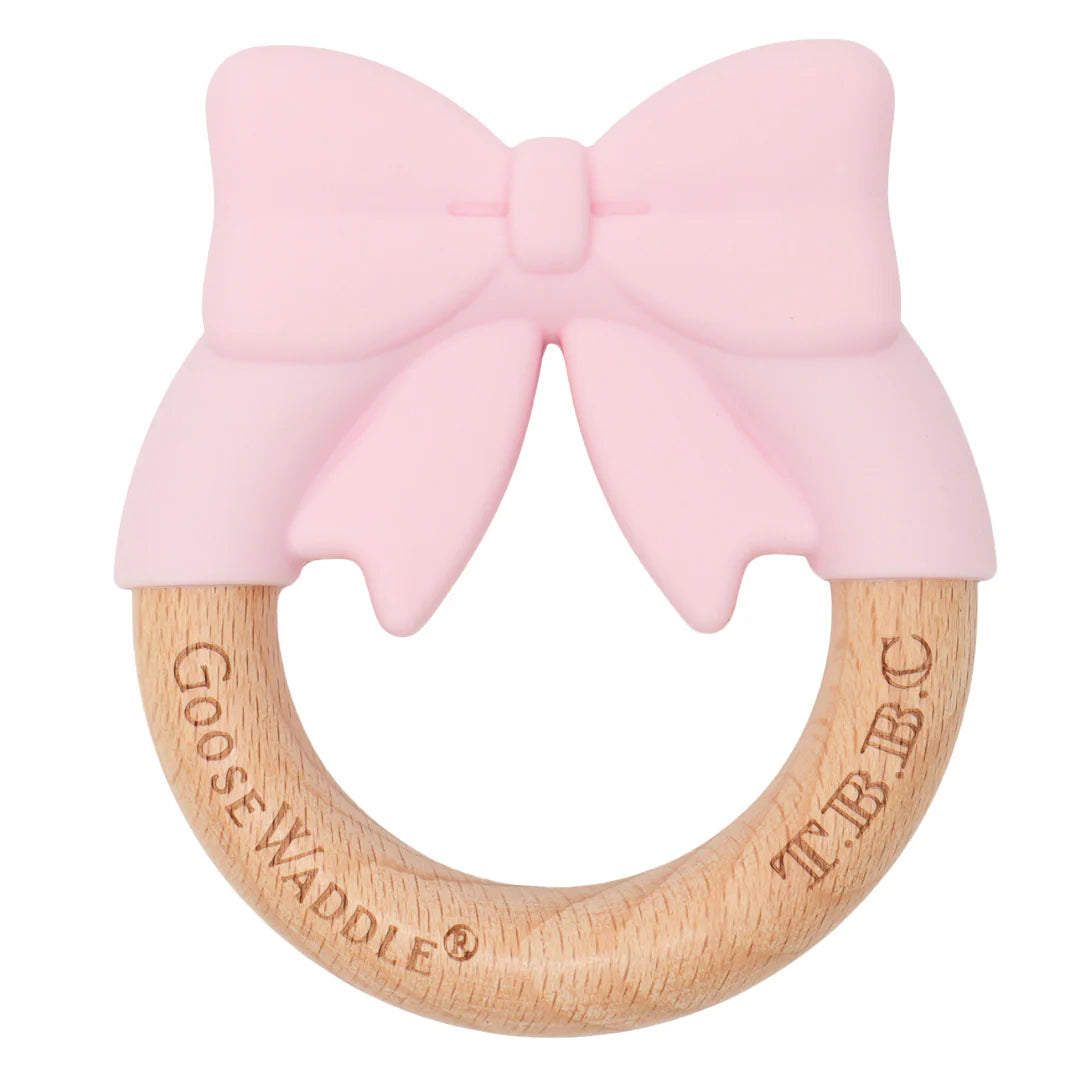 Pink Bow Teether