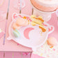 Pink Hocus Pocus Witchy Print Fringe Cocktail Napkin