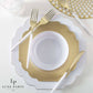8 Oz. Plastic Bowls: White • Gold