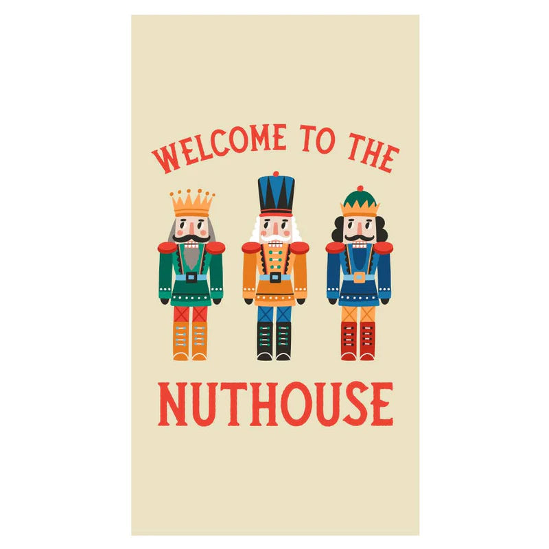 Welcome to the Nuthouse Guest Napkins