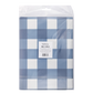 Blue Gingham Paper Table Cover