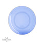 Plastic Side Plates: Transparent Bartenura Blue  • Gold