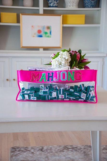 Pink "Mahjong" Tile Bag