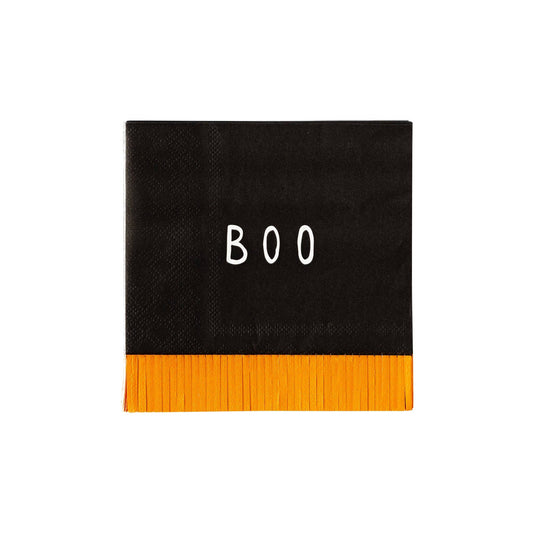 Boo Fringe Cocktail Napkins