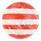 Lady Liberty Red Striped Paper Plate