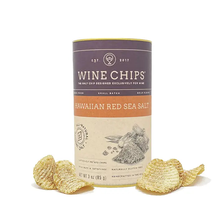 Wine Chips: Hawaiian Red Sea Salt (3 oz)