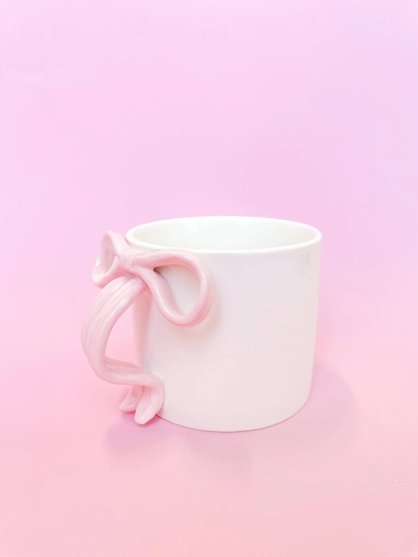 Pink Bow Ceramic Coffee Mug