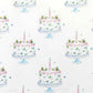 Grandmillienial Pastel Birthday Cakes Bottle Wrap (Veuve Edition)