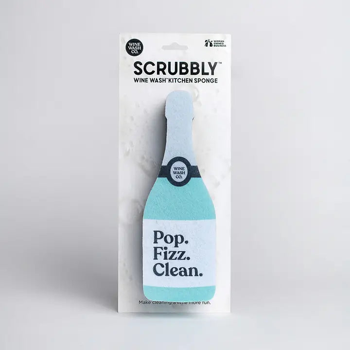 "Pop. Fizz. Clean." Scrubbly™ Kitchen Sponge