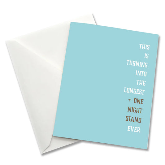 "Longest One Night Stand..." Greeting Card