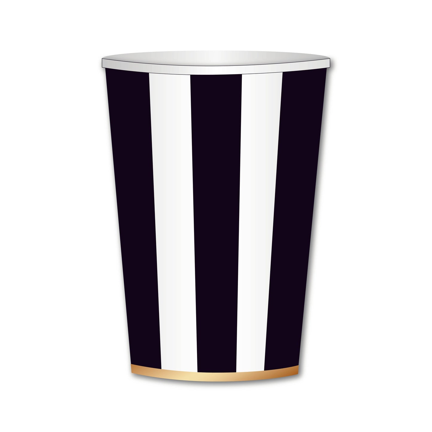 Black Noir Signature Cabana Stripe Cups