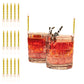 Gold and White Celebration Candle Clips