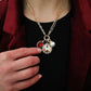 Celia 3-Row Dainty Charm Necklace Base in Gold