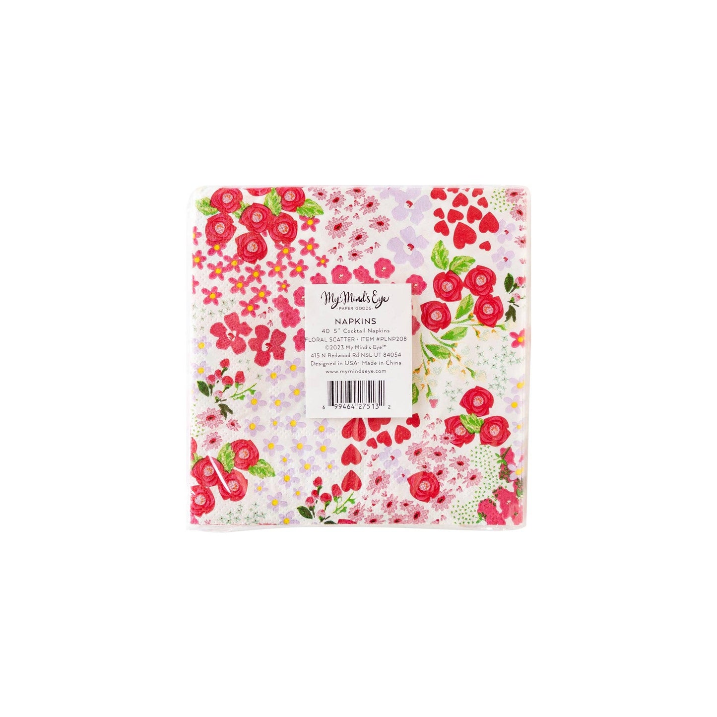 Cocktail Napkins: Pink Floral