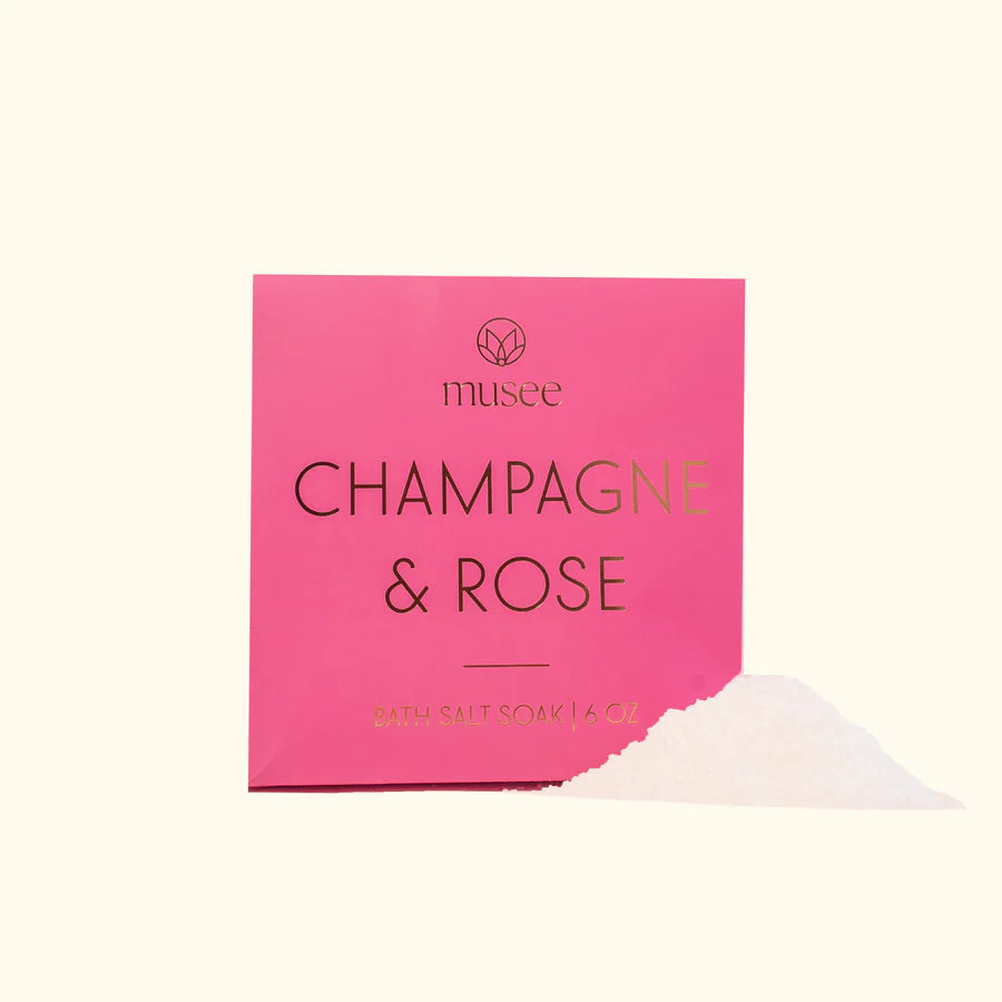 Champagne and Rose Mini Bath Salts