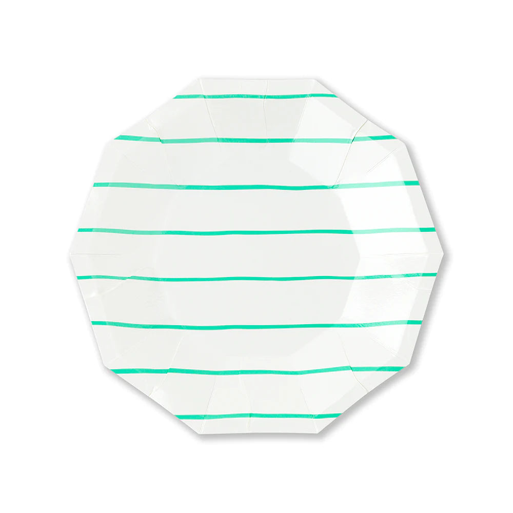 Frenchie Stripe Small Plates: Clover