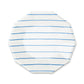 Cobalt Blue Frenchie Stripe Small Plates