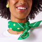 Coco Tennis Ball Beaded Post Earrings