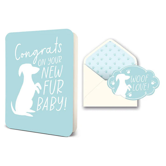 Congrats on Your New Fur Baby Greeting Card