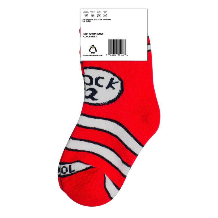 Sock 1 Sock 2 Kids Crew Socks (Size 4-7)