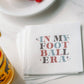Crimson and Grey "In My Football Era" Napkin Pack