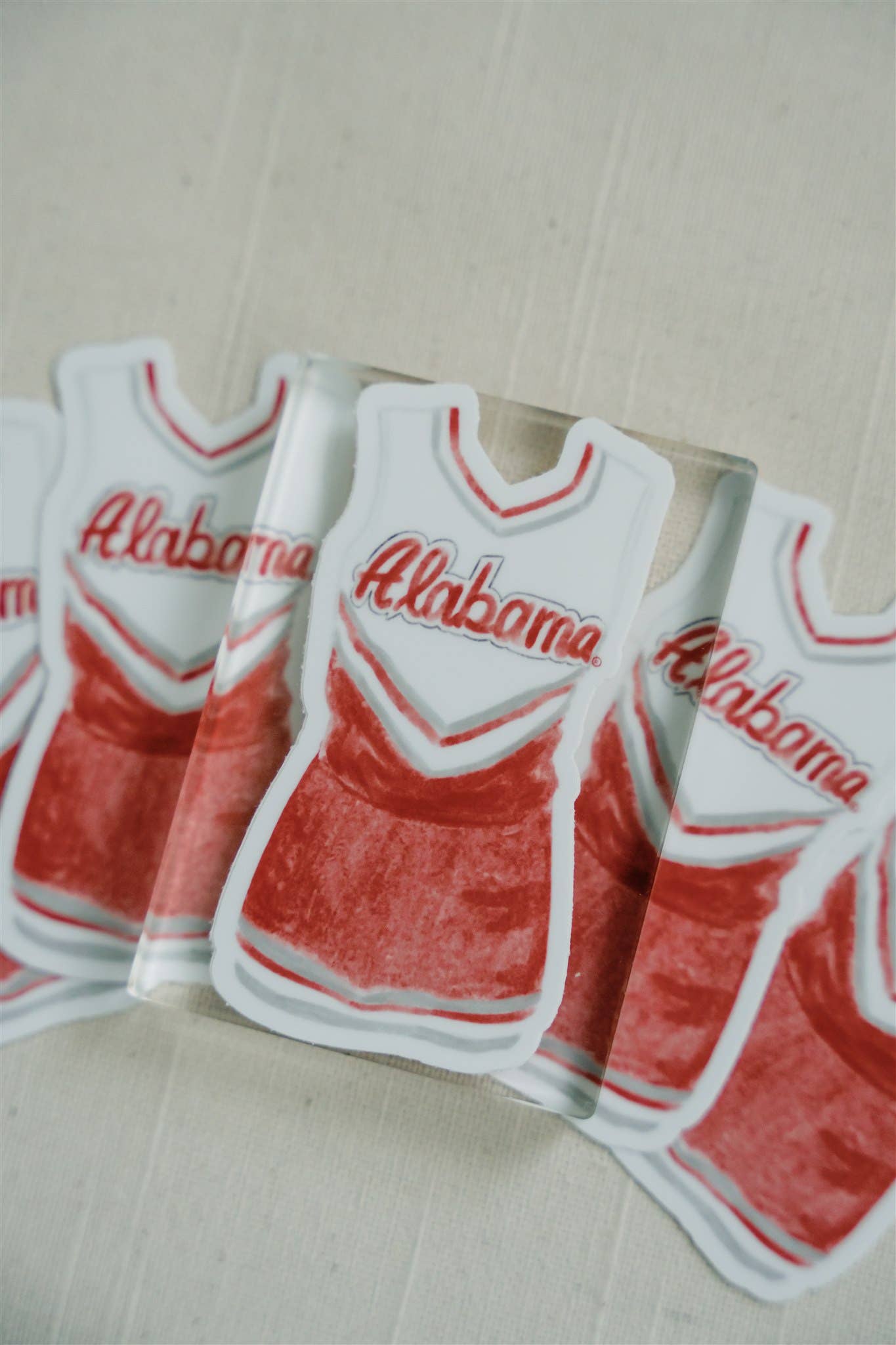 Alabama Cheerleader Uniform Sticker