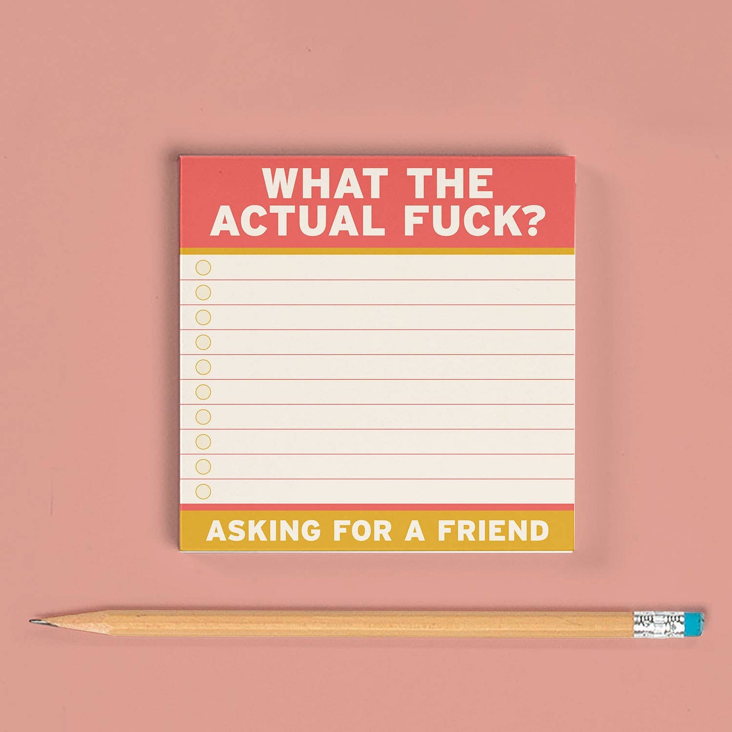 Actual F*ck Large Sticky Notes (4x4-inches)