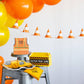 Construction Cone Party Banner