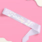 "Finally 21" Lavender Birthday Party Sash