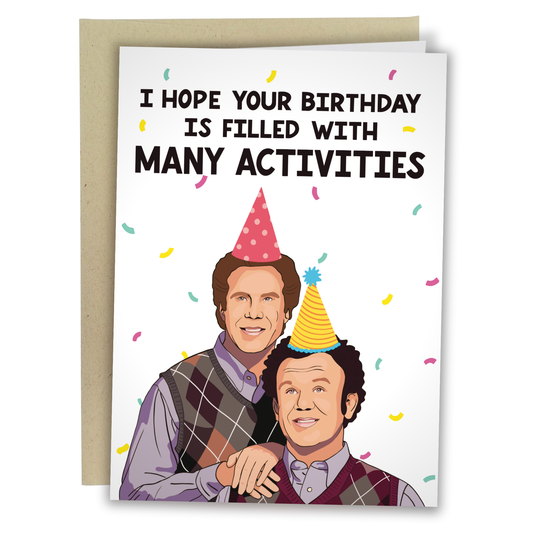 Greeting Card: Filled With Many Activities (Birthday)