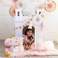 Paper Fan Set: Princess (Pink & Gold)