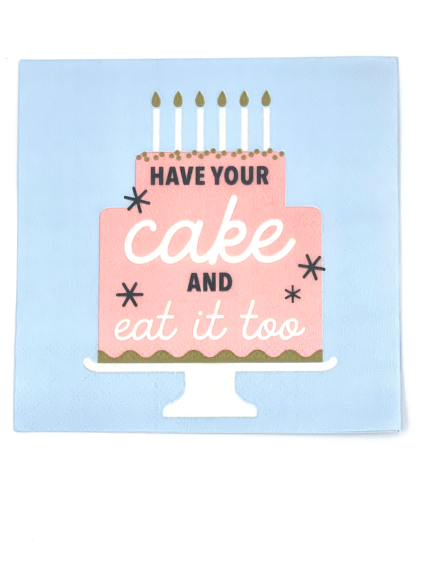 Cocktail Napkins: Have Your Cake and Eat it Too