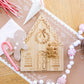 Dinner Napkin: Gingerbread Pink Stripe